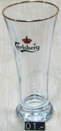 VASO CRISTAL CERVEZA CARLSBERG